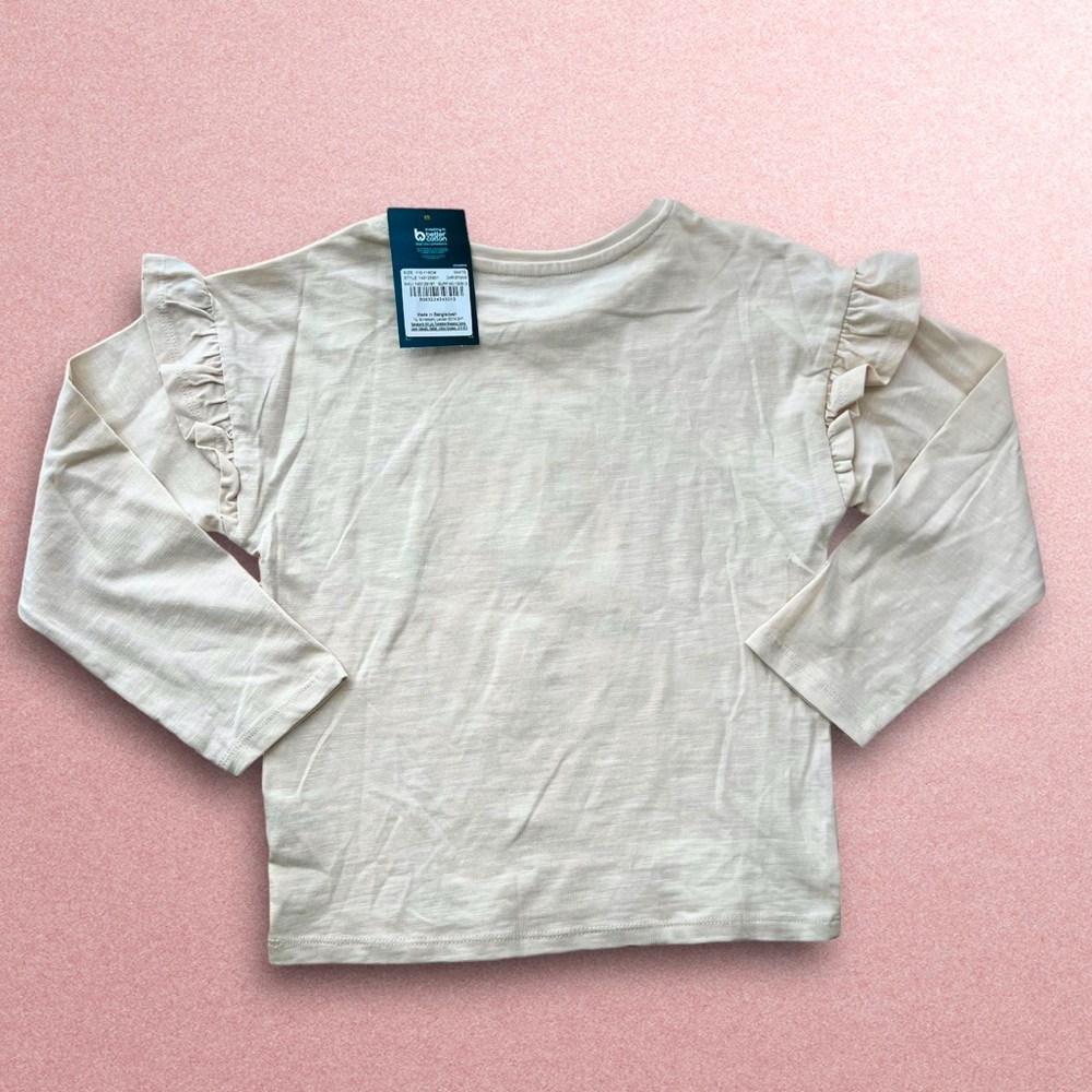 NEW! Girl’s Christmas Advent Long sleeve ruffle shirt size:5-6 y/o (110-116cm) - Picture 8 of 17